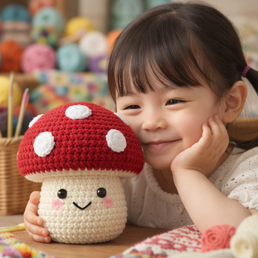 Mushroom Crochet Pattern- Easily Crochet - PDF Download