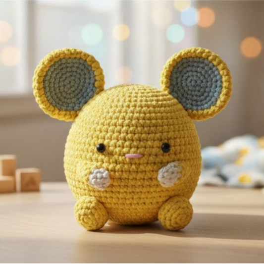 Mouse Ring Crochet Pattern- PDF Download