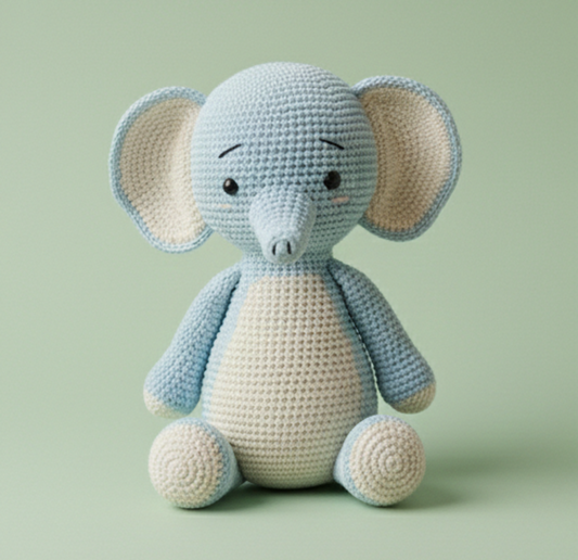 Elephant Crochet Pattern - PDF Download