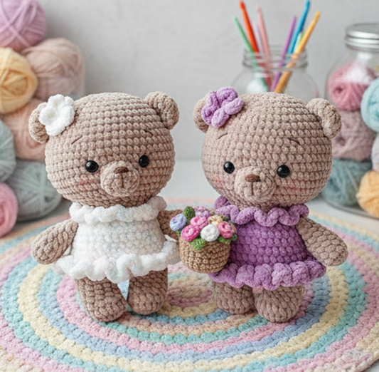 Cow Squish mallow Plushie Crochet Pattern  - PDF Download